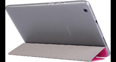 Shop4 - Geschikt voor Huawei MediaPad M3 Lite 8 Hoes - Smart Book Case Roze