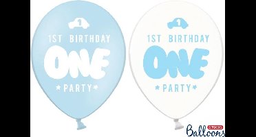 Ballonnen 1st Birthday One party Blauw
