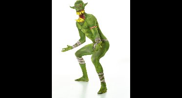 "Groene Ork Morphsuits™ kostuum voor volwassenen - Verkleedkleding - large"