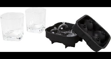 Cosy & Trendy whiskyglas set + ijsblokvorm - Set-3