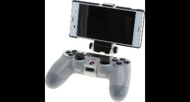 Smartphone houder voor PS4 controller met laadkabel