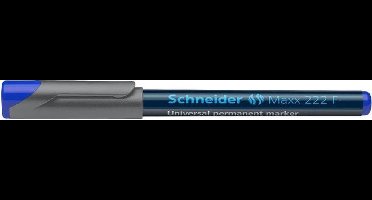 universele marker Schneider Maxx 222 F permanent blauw doos met 10 stuks