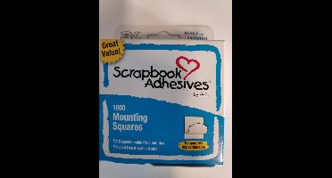 3L Mounting Squares Wit Herpositioneerbaar 1000 Stuks