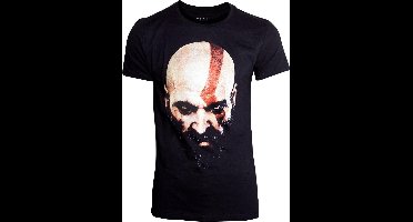 God of War - Kratos Face Men T-Shirt - Black - S