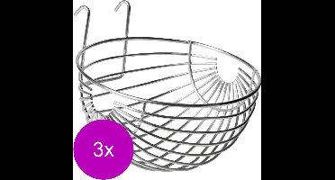 Fauna Metalen Draadnestje Groot - Vogelbroedbenodigheden - 3 x per stuk