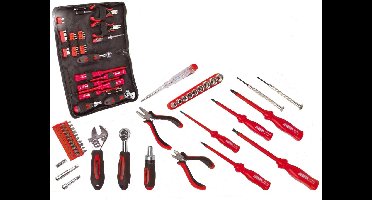 Brüder Mannesmann Elektro gereedschapset (45 dlg) in etui