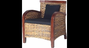 vidaXL Fauteuil handgeweven rattan