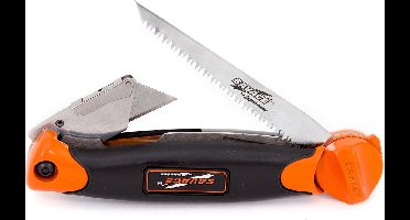 Swanson Savage knipmes - utility knife met decoupeerzaag - 3 stuks - inclusief riemtasje