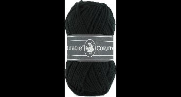 Durable Cosy Fine - acryl en katoen garen - black, zwart 325 - 5 bollen