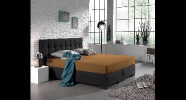 Home Care - Dubbel Jersey - Hoeslaken - 80/90/100x200/220 - Taupe