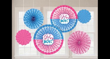 fan decoraties - girl or boy? - gender party