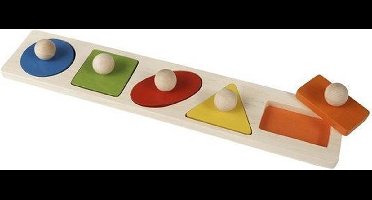 Planet Happy puzzelspel Geometrisch vormenpuzzel