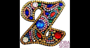 Diamond Painting "JobaStores®" Sleutelhanger Alfabet Letter Z