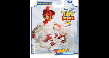 Hot Wheels Toy Story Auto Duke Caboom 6,5 Cm Wit/rood