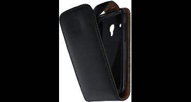 Xccess Leather Flip Case Samsung S7500 Galaxy Ace Plus Black