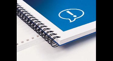 Draadrug 14.3mm 34 rings A4 GBC Wit