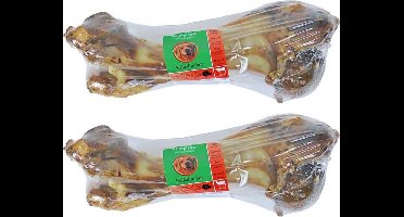 Natuurlijke snack rund, runderdinobot in folie extra large 45cm per 2 stuks