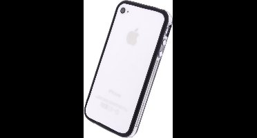 Xccess Hard Bumper Case iPhone 4/4S Zwart/Transparant