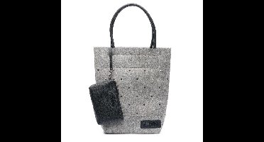 Zebra Trends Natural Bag Kartel - Vilt met Studs Light Grey