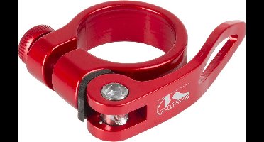 M-wave Zadelpenklem Clampy-qr 31,8 Mm Aluminium Rood