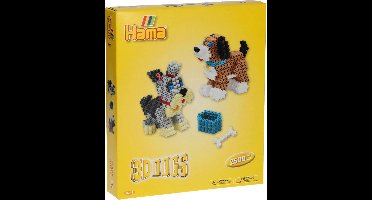Hama - Strijkkralenset - 3D Honden - 2500 stuks