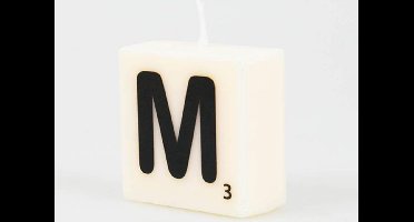 Letter Kaarsje - M