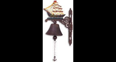 Gietijzeren - deurbel - zeilschip - gietijzer