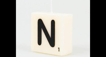Letter Kaarsje - N