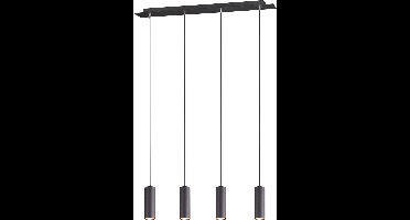 TRIO MARLEY - Hanglamp - Zwart mat - excl. 4x GU10 3W - Aanpasbaar in de hoogte