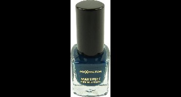 Max Factor Max Effect - 37 Prussian Blue - Blauw - Mini Nagellak