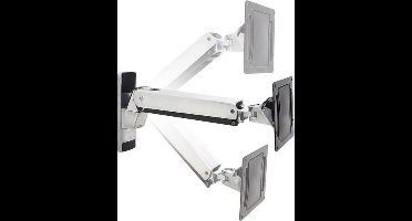 Ergotron Interactive Arm, VHD - Tot 60" - Aluminium/Zwart - In Hoogte Verstelbaar