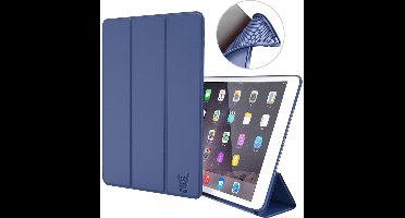 Hoesje geschikt voor iPad Air 2019 Smart Cover - 10.5 inch - Trifold Book Case Kunstleer Tablet Blauw