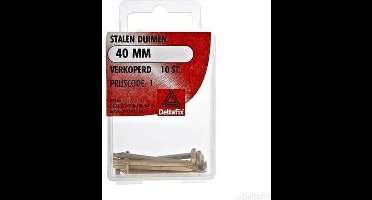 Deltafix stalen duim verkoperd 40 mm 10 st.