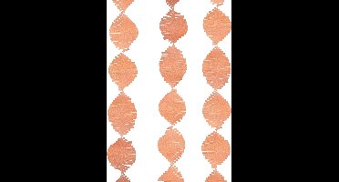 Papieren koraalkleurige slinger - Feestdecoratievoorwerp