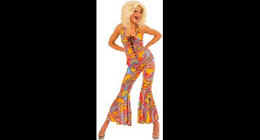 Veelkleurig hippiekostuum voor vrouwen - Volwassenen kostuums