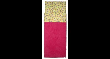 Laken en sloop 75x100cm Cirkel lime