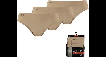 Apollo dames slips | MAAT XL | 3-pack | huid