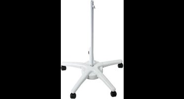 Velleman Tafelstandaard met wielen voor loeplamp, geschikt voor VTLAMP en VTLLAMP modellen, metalen basis, verrijdbaar en stabiel, voor werkbank salon precisiewerk elektronica hobby verlichting