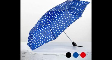 Paraplu Opvouwbaar - Polka Dot Blauw
