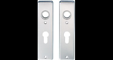 HOPPE Kortschilden 165 x 43 mm F1 cilindergat 55 mm alu.