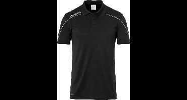 Uhlsport Stream 22 Polo Shirt Heren  Sportshirt - Maat M  - Mannen - zwart/wit
