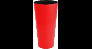 Bloempot Buiten Hoog Rond Tubus Slim 20cm KORAALROOD Prosperplast