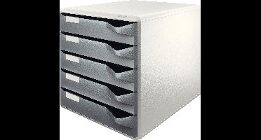 Leitz Ladenblok met 5 laden - Wit/Donkergrijs