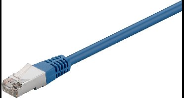 Goobay CAT 5e netwerkkabel, F/UTP, Blauw, 10 m
