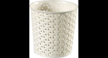 2 keer Curver My Style Ronde Opbergmand - maat L - vintage wit