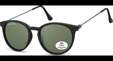 Montana By Sgb Zonnebril Unisex Zwart/groen (mp33)