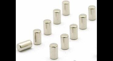 Supersterke magnum magneetjes zilver set van 10