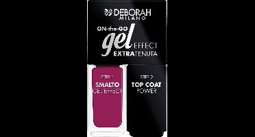 Deborah Milano Duo On-The-Go Gel Effect Nail Enamel 06 Dark Cyclamen