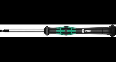 Wera 2052 Elektronica en fijnmechanica Inbusschroevendraaier Sleutelbreedte (metrisch): 1.3 mm Koplengte: 60 mm Afmetin