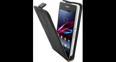 Mobiparts Vintage Flip Case Sony Xperia Z1 Compact Black